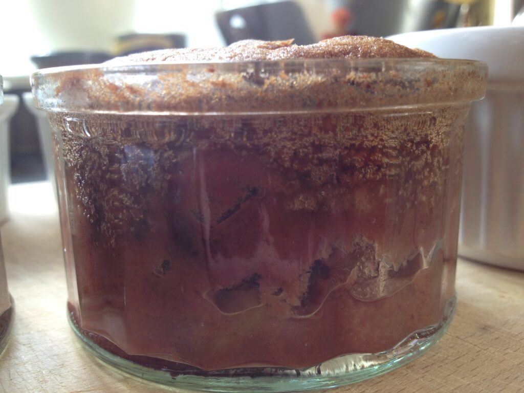 Recipe for Rhubarb and Chocolate pudding
