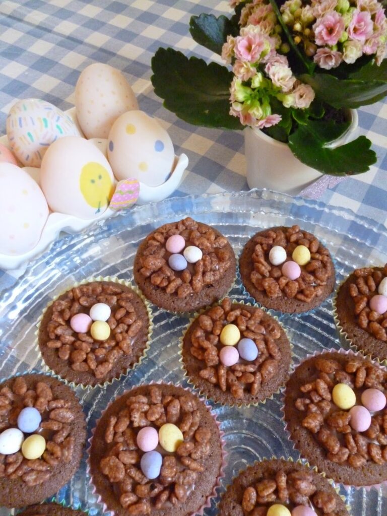 Easter Chocolate Nests Rice Krispies Cakes