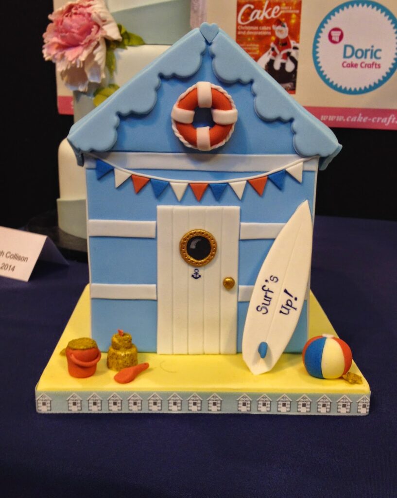 Beach Hut Cake Beach hut cake