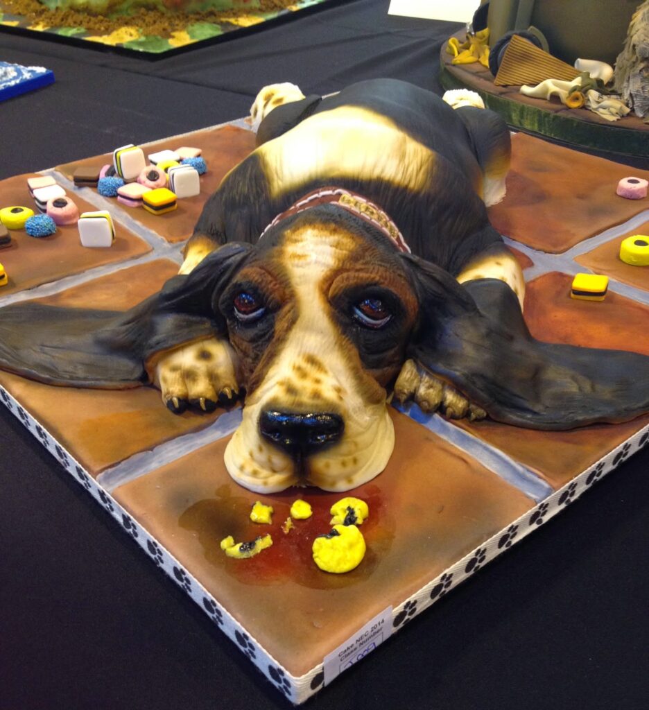 Dog Cake Dog Cake with sweets