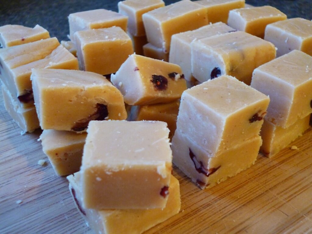 Easy Fudge Recipe Easy Christmas Cranberry Fudge Recipe condensed milk