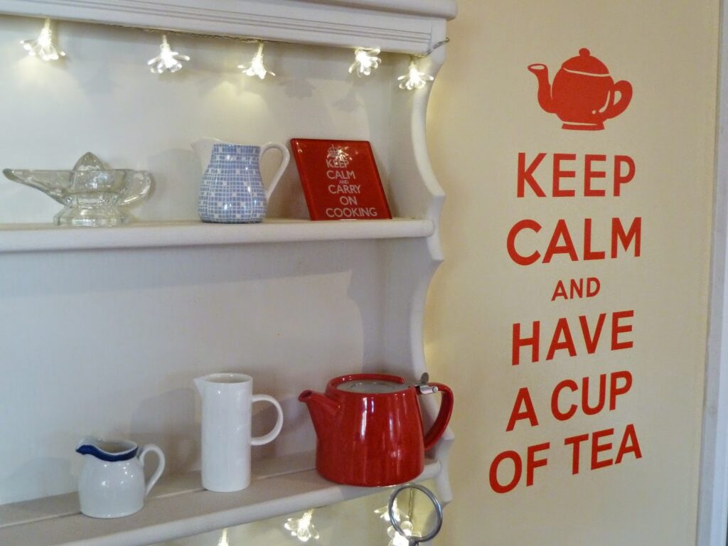 Keep Calm and Have a Cup of Tea Wall Sticker Keep Calm and Have a Cup of Tea Wall Sticker