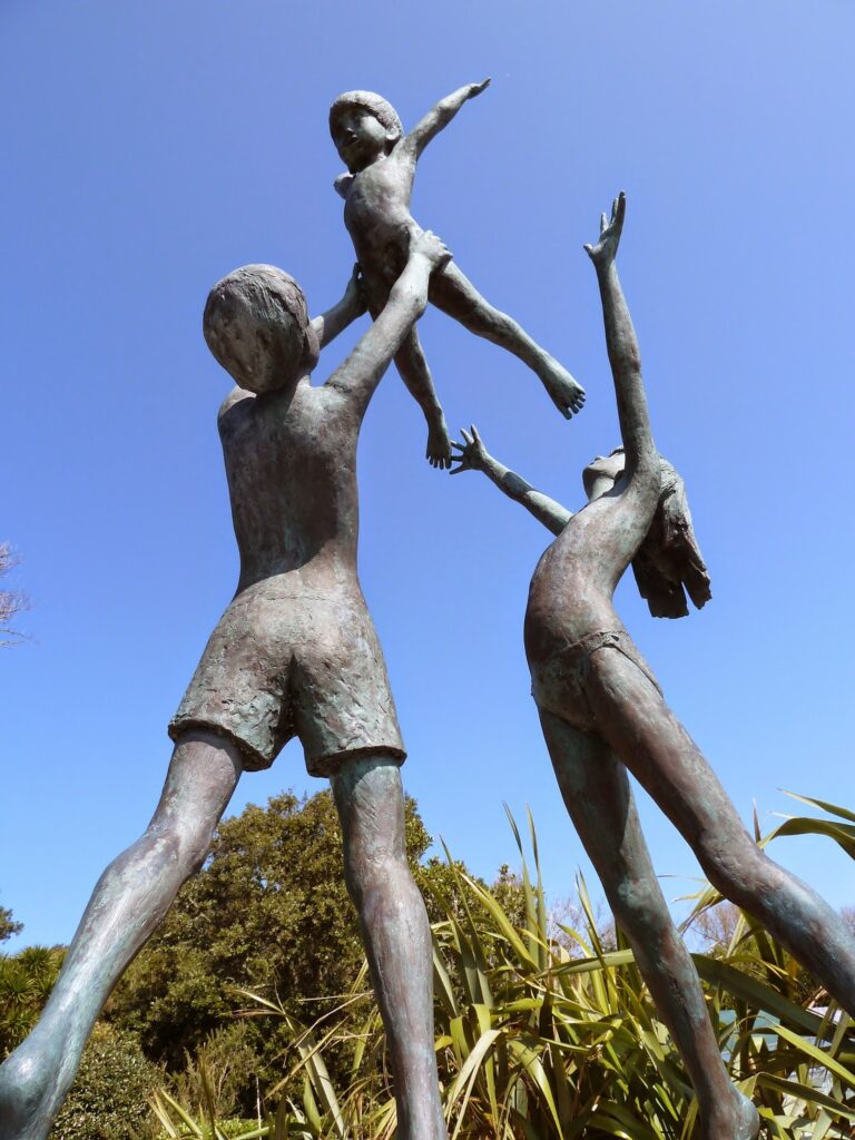Tresco Children Sculpture Abbey Gardens Tresco Children Sculpture Abbey Gardens