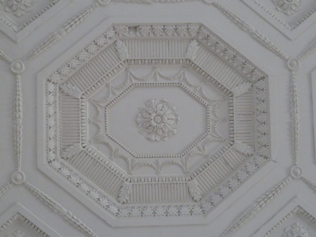 Ceiling detail at Croome mansion Ceiling detail at Croome mansion
