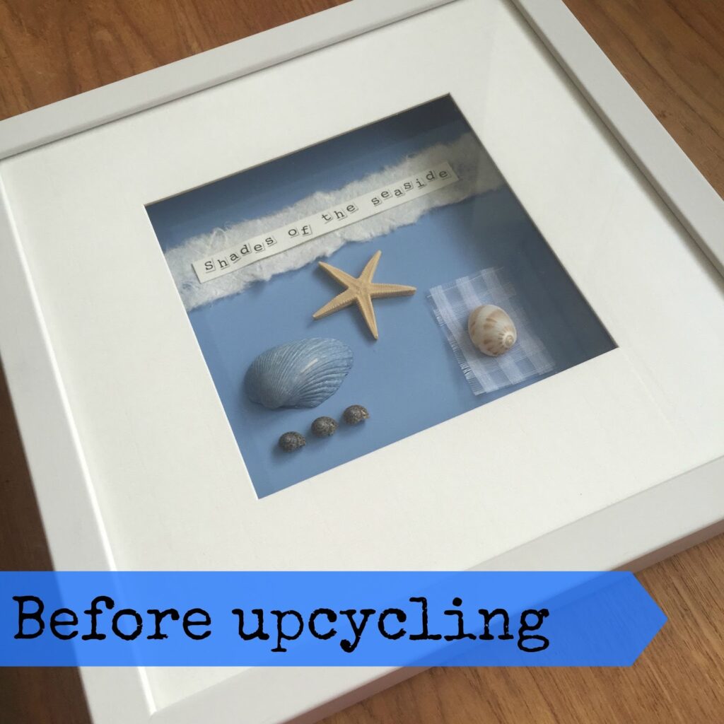 Upcycle an old picture frame Upcycle an old picture frame
