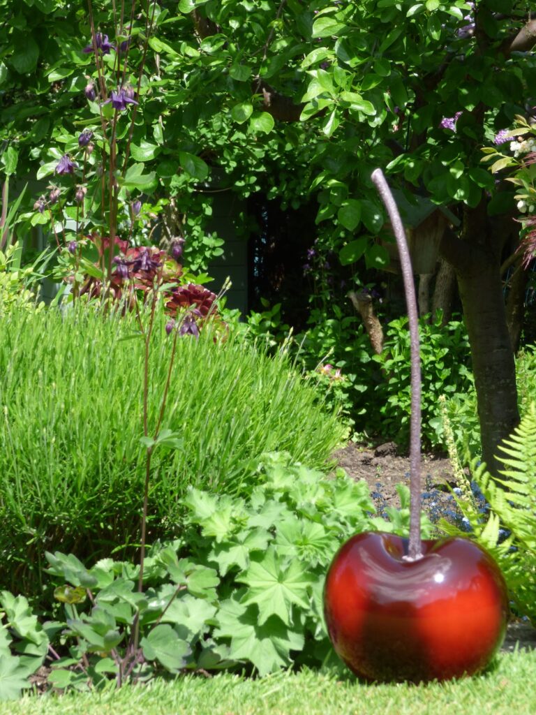 Cherry art in garden Cherry art in garden