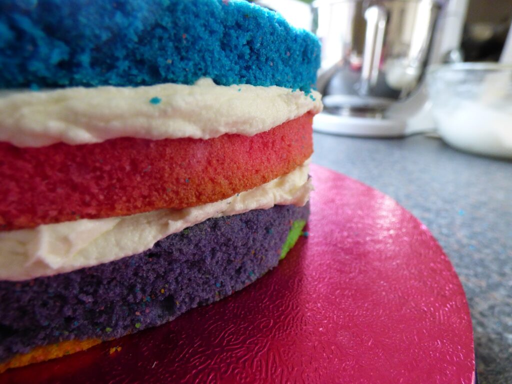 How to make a rainbow tie tye dye cake How to make a rainbow tie tye dye cake