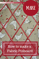 Fabric Pinboard Noticeboard