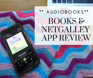 audiobook and ripple crochet blanket