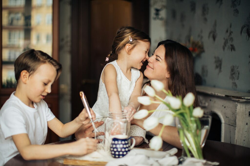 Home Repairs require expert and mother baking with children
